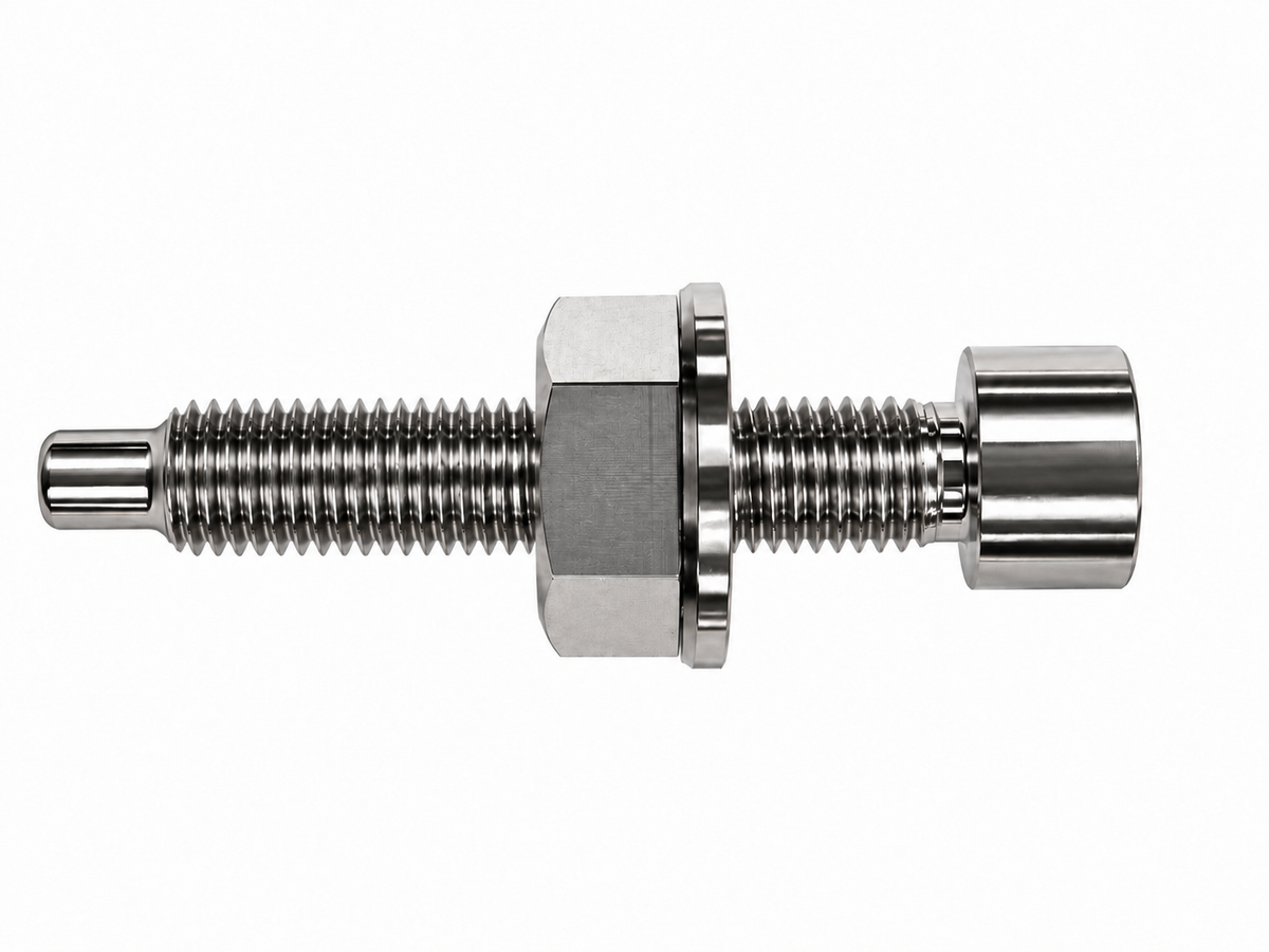 Set: Titanium Easy Thread Bolt 1.75" and Flange Nut