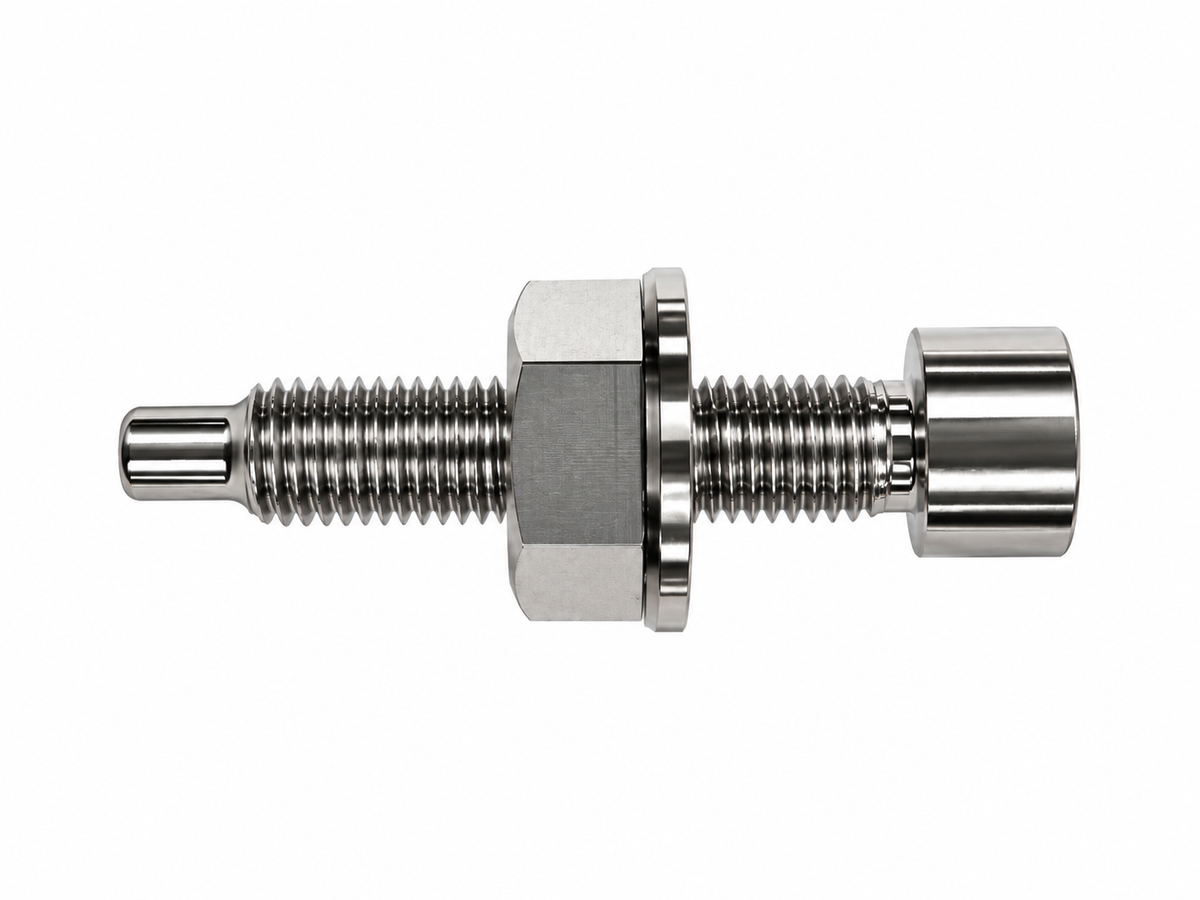 Set: Titanium Easy Thread Bolt and Flange Nut
